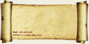 Jasmina Tulkić vizit kartica